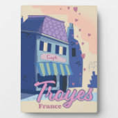 Troyes Frankrijk reisposter Fotoplaat (voorkant)