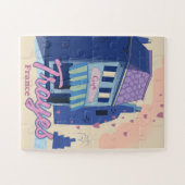 Troyes Frankrijk reisposter Legpuzzel (Horizontaal)