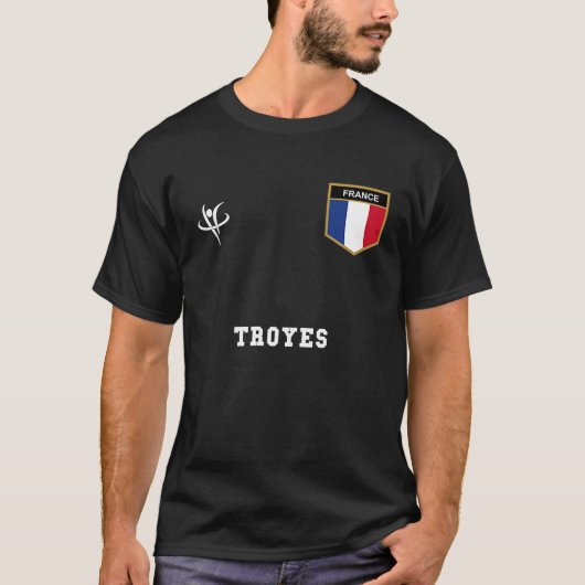 TROYES Frankrijk  Sport T-shirt (Voorkant)