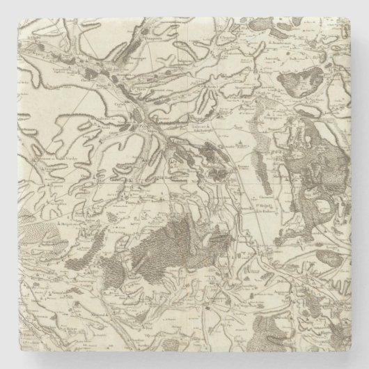 Troyes Stenen Onderzetter (Voorkant)