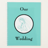 Troyse Blauw Huwelijksplanner Planner (Voorkant)