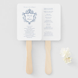 Troyse Blauwe Wapen Wedding Volgorde Service Waaie Handwaaier