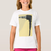 TRRS Audio Jack Connector Tech Gadget Illustratie T-shirt (Voorkant)
