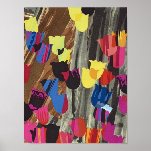 Trt deco-tulpen poster (Voorkant)