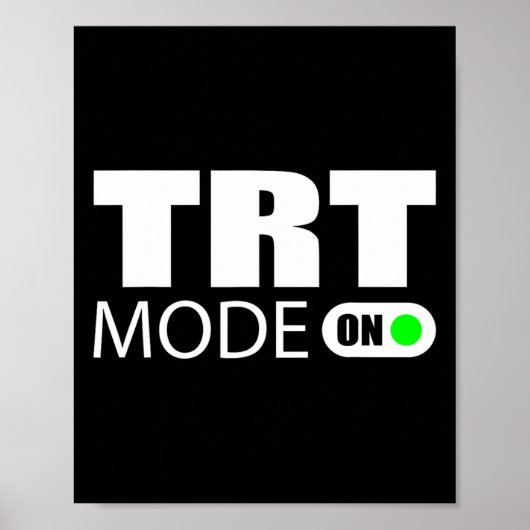 TRT-modus ingeschakeld Poster (Voorkant)