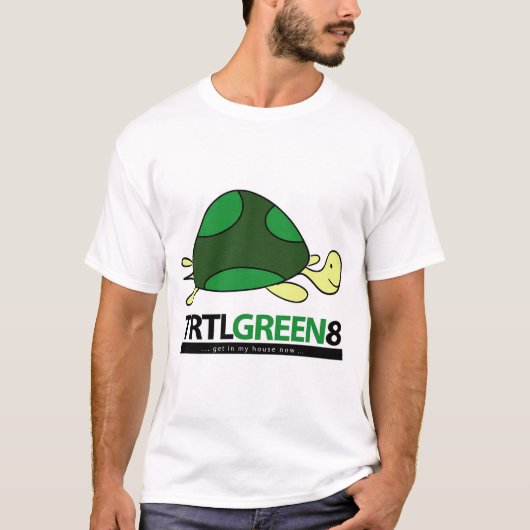 TRTLGREEN8 T-SHIRT (Voorkant)