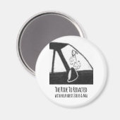 TRTR fuzzy dice button Magneet (Voorkant / Achterkant)