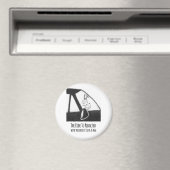 TRTR fuzzy dobbelsteen knop Magneet (Insitu (Vaatwasser))