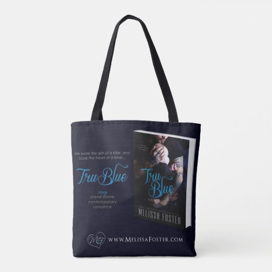 Tru Blue Canvas tas (Achterkant)
