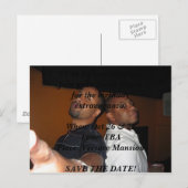 Tru en kenny, 35/40 Het is een feest. Doe mee... Uitnodiging Briefkaart (Voorkant / Achterkant)