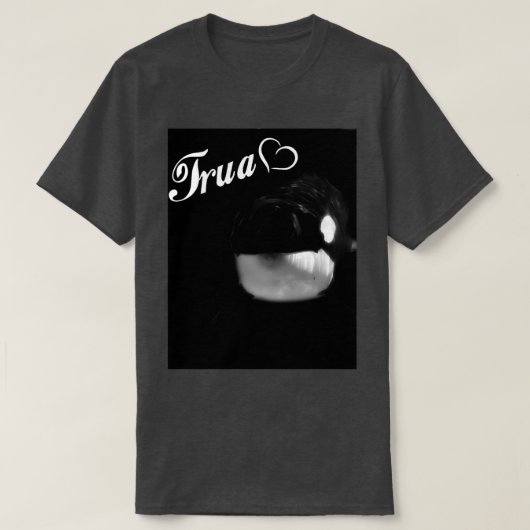 Trua Black and White w Name T-shirt (Design voorkant)