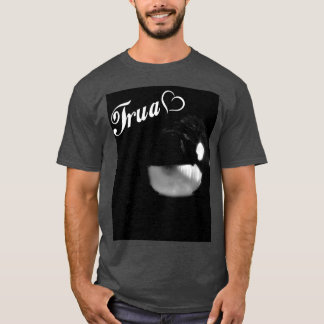 Trua Black and White w Name T-shirt