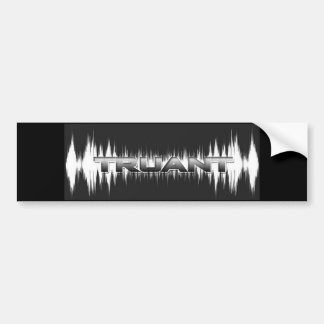 Truant Soundwaves Bumpersticker