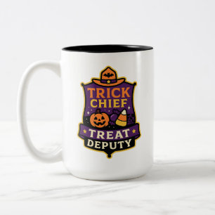 Truc Chef, Behandeling Plaatsvervanger Halloween Tweekleurige Koffiemok
