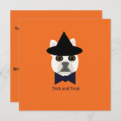 TRUC EN TRAKTEER FRENCHIE KAART (Voorkant / Achterkant)