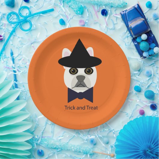 TRUC EN TRAKTEER FRENCHIE PAPIEREN BORDJE (Feest)