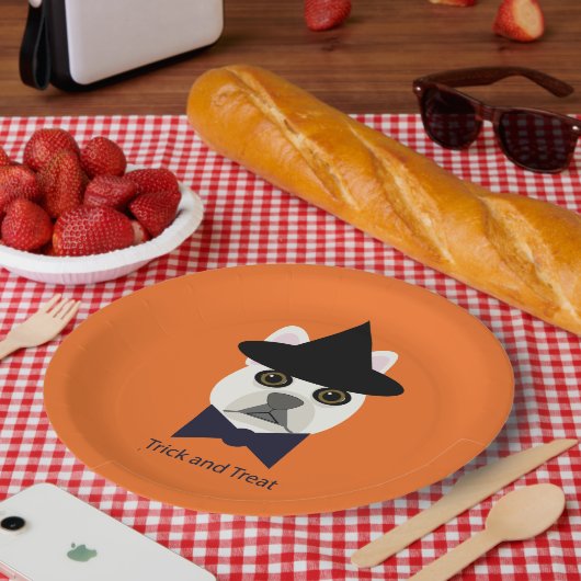 TRUC EN TRAKTEER FRENCHIE PAPIEREN BORDJE (Picknick)