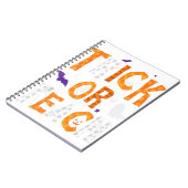 Truc of behandel docent Halloween Notitieboek (Linkerzijde)