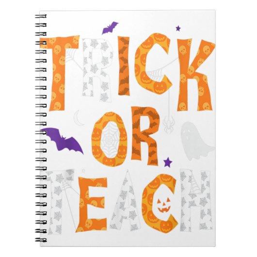 Truc of behandel docent Halloween Notitieboek (Voorkant)