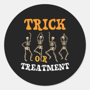 Truc of behandeling Fysiotherapie Skelet Pt Ha Ronde Sticker