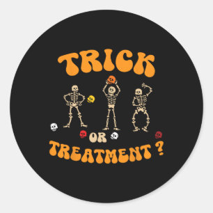 Truc of behandeling Fysiotherapie Skelet Pt Ha Ronde Sticker