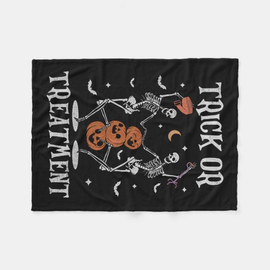 Truc of behandeling PT fysiotherapeut H Fleece Deken (Voorkant (Horizontaal))