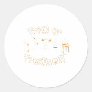 Truc of behandeling PT fysiotherapeut H Ronde Sticker
