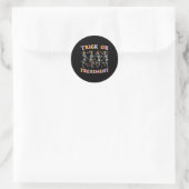 Truc of behandeling PT fysiotherapeut H Ronde Sticker (Tas)