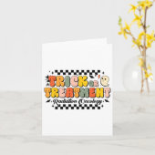 Truc of behandeling Straling Oncologie Halloween 1 Kaart (Gele Bloem)