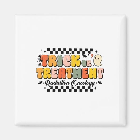 Truc of behandeling Straling Oncologie Halloween 1 Magneet (Voorkant)