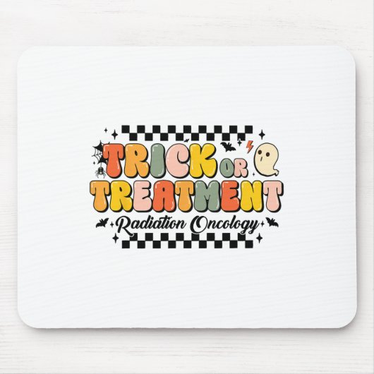 Truc of behandeling Straling Oncologie Halloween 1 Muismat (Voorkant)