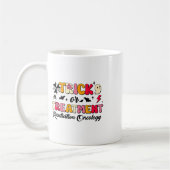 Truc of behandeling Straling Oncologie Halloween Koffiemok (Links)