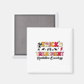 Truc of behandeling Straling Oncologie Halloween Magneet (Voorkant / Achterkant)