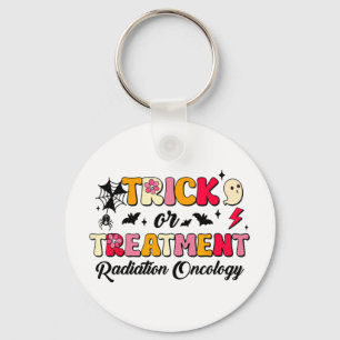 Truc of behandeling Straling Oncologie Halloween Sleutelhanger
