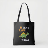 Truc Rawr Behandeling Cute Halloween Stegosaurus D Tote Bag (Voorkant)