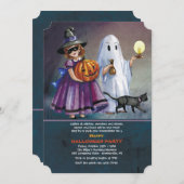 Truc voor het behandelen van Halloween uitnodiging (Voorkant / Achterkant)