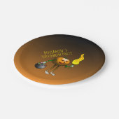 Truc voor het behandelen van pompoen papieren bordje (Gekanteld)