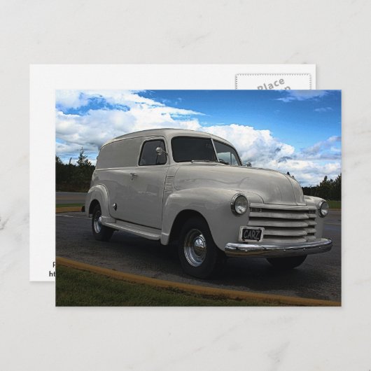 Truck 1 van het paneel briefkaart (Voorkant / Achterkant)