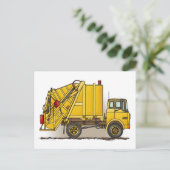 Truck 2 Construction Post Card Briefkaart (Staand voorkant)
