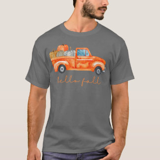 Truck and Pumpkins Cute Autumn shirtHello Herfst T-shirt