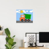 Truck Animated Computer Mouse Art Poster (Thuiskantoor)