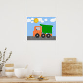 Truck Animated Computer Mouse Art Poster (Keuken)