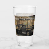 Truck Antiek Truck Old Truck Glas (Achterkant)