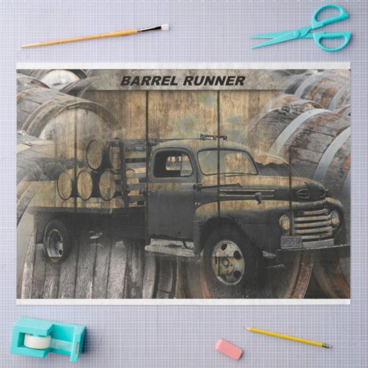  Truck Antiek Truck Old Truck Tissuepapier (Craft)