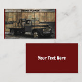  Truck Antiek Truck Old Truck Visitekaartje (Voorkant / Achterkant)