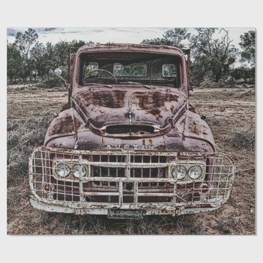 Truck Austin Cadeaupapier (Vlak)