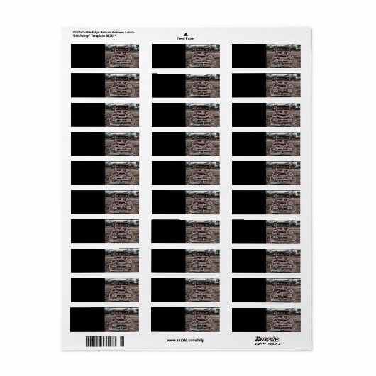  Truck Austin Etiket (Full Sheet)