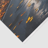  Truck Autumn Highway Découpage Papier (Detail)