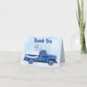 Truck Baby shower Bedankt kaarten (Voorkant)