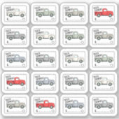 Truck Betaling Label Kostentracker Budget Planner (Voorkant)